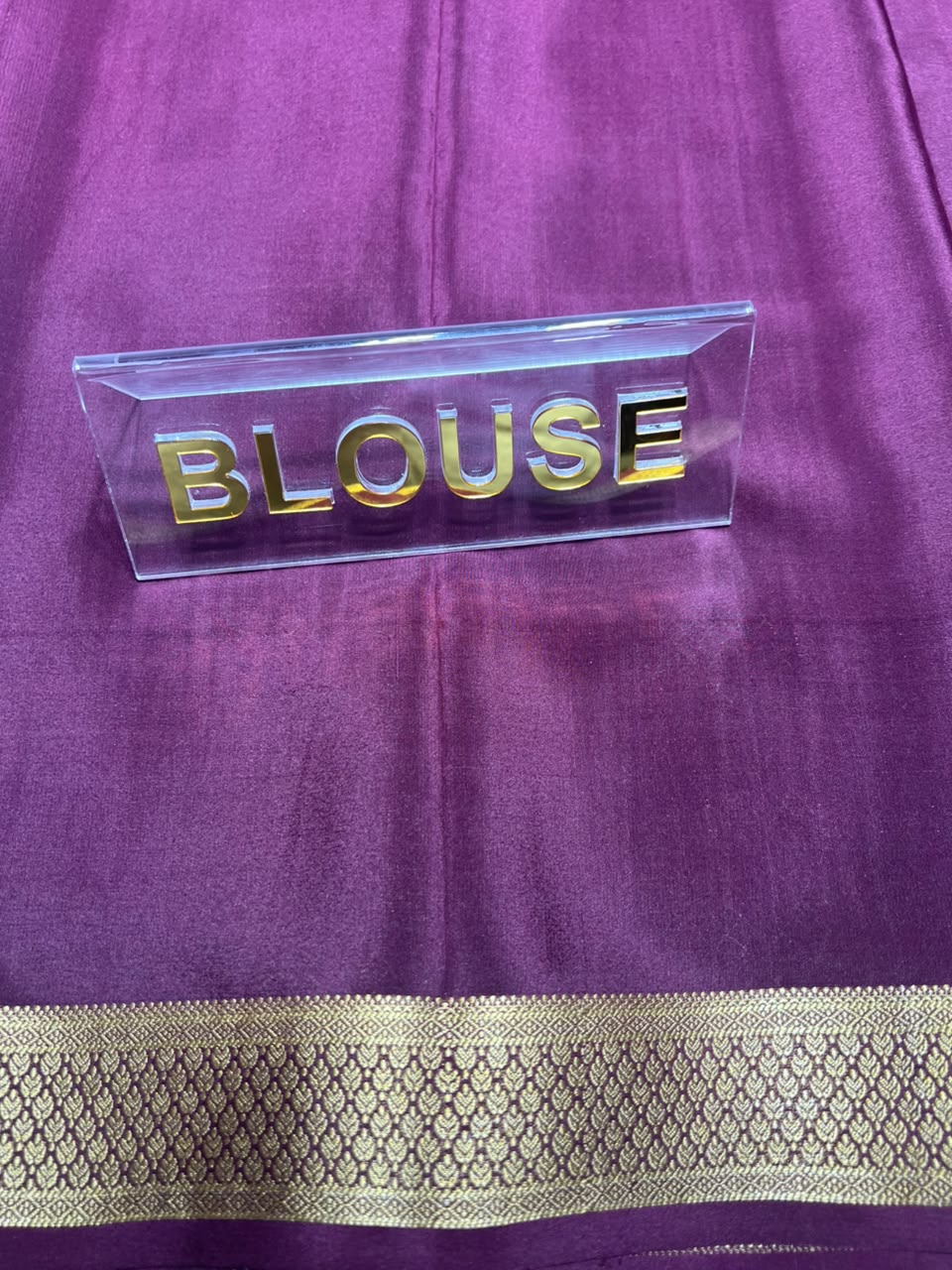 Pure Mysore Silk Saree.
