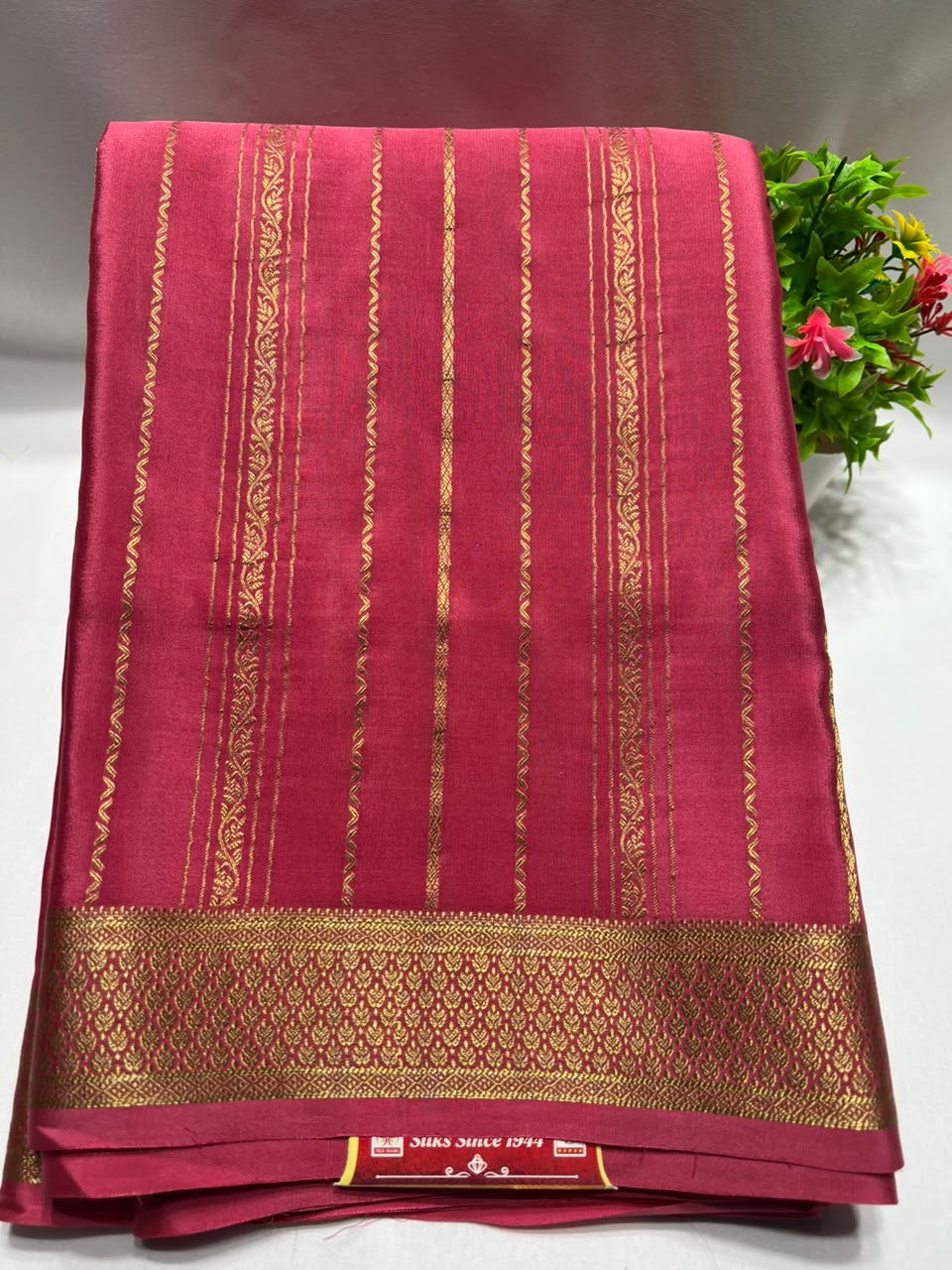 Pure Mysore Silk Saree.