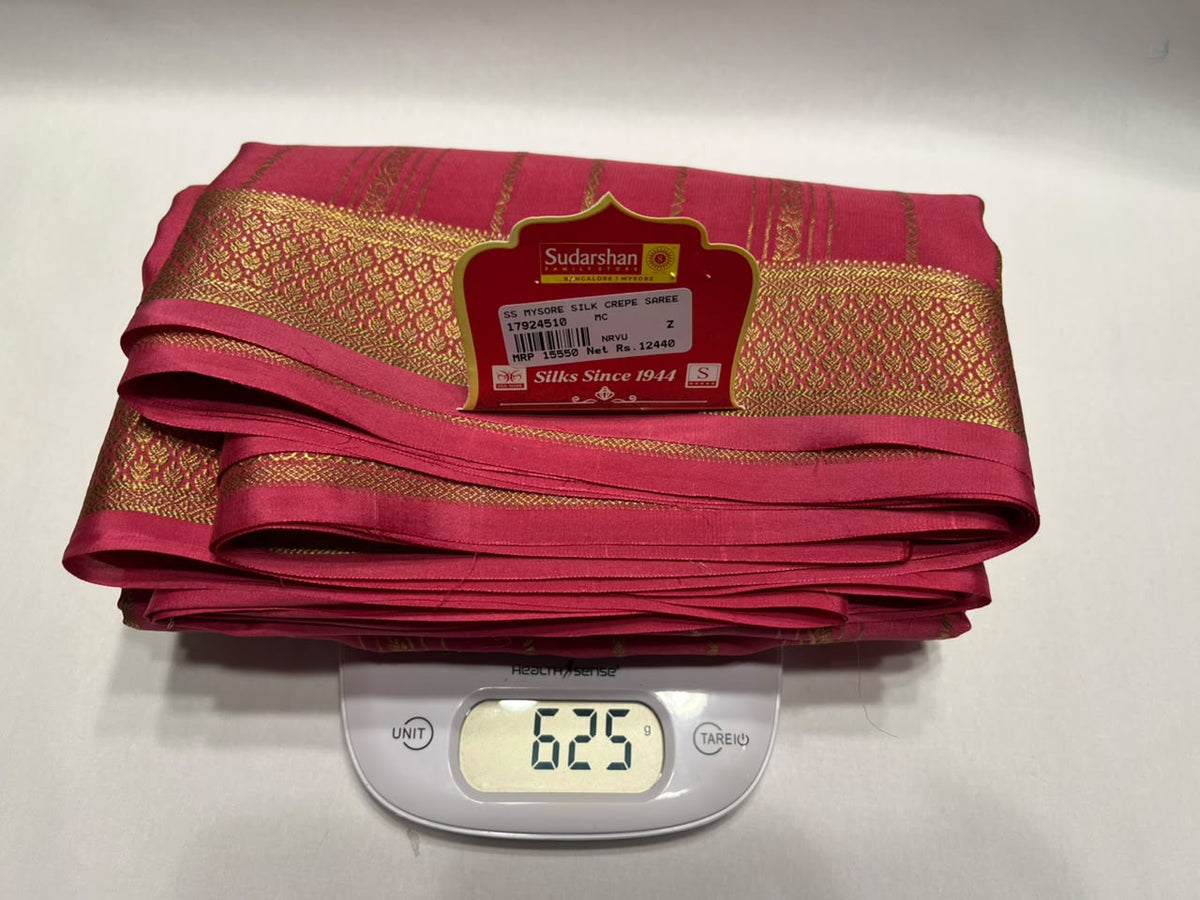 Pure Mysore Silk Saree.