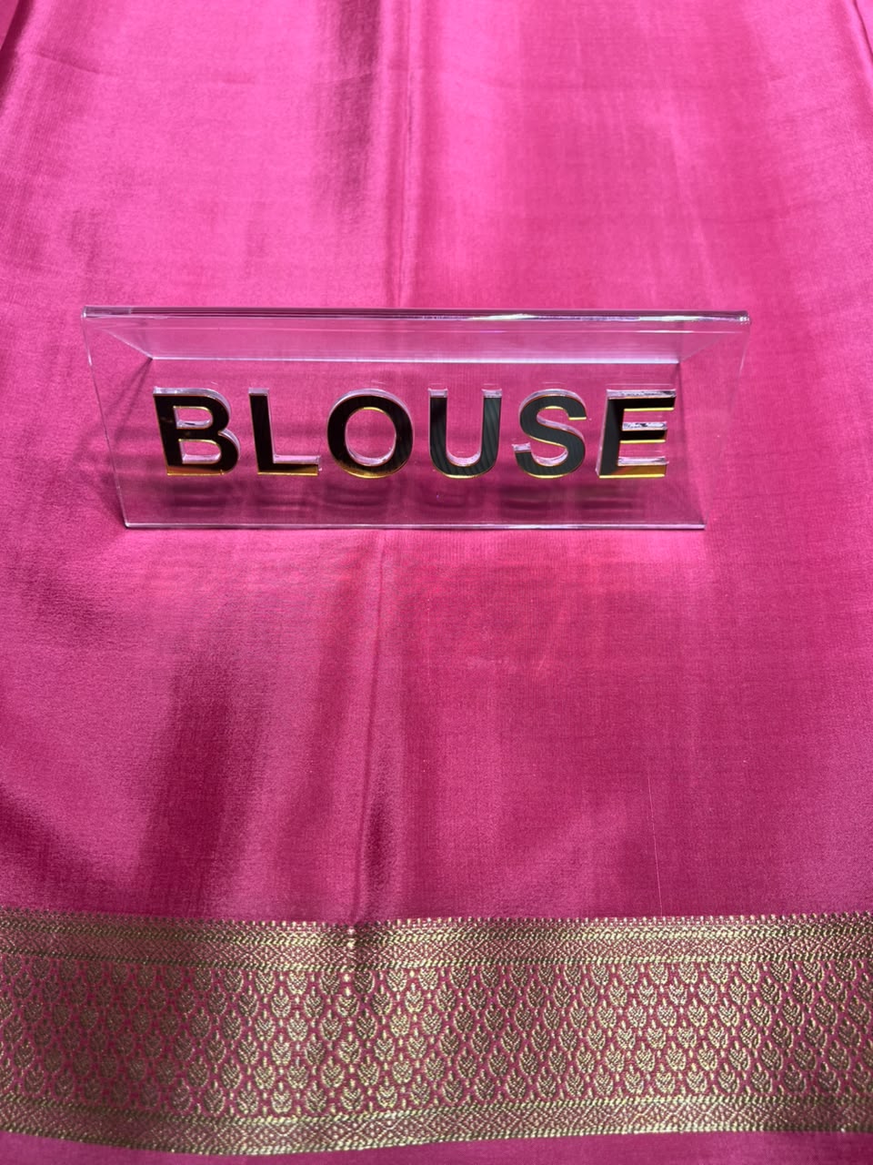 Pure Mysore Silk Saree.