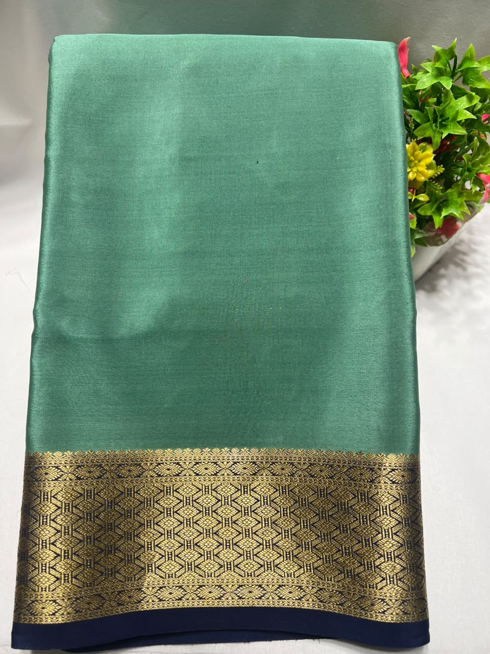 Pure Mysore Silk Saree.