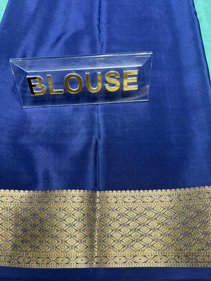 Pure Mysore Silk Saree.