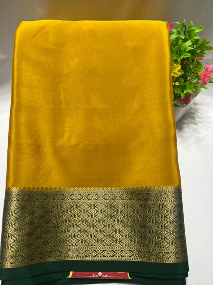 Pure Mysore Silk Saree.