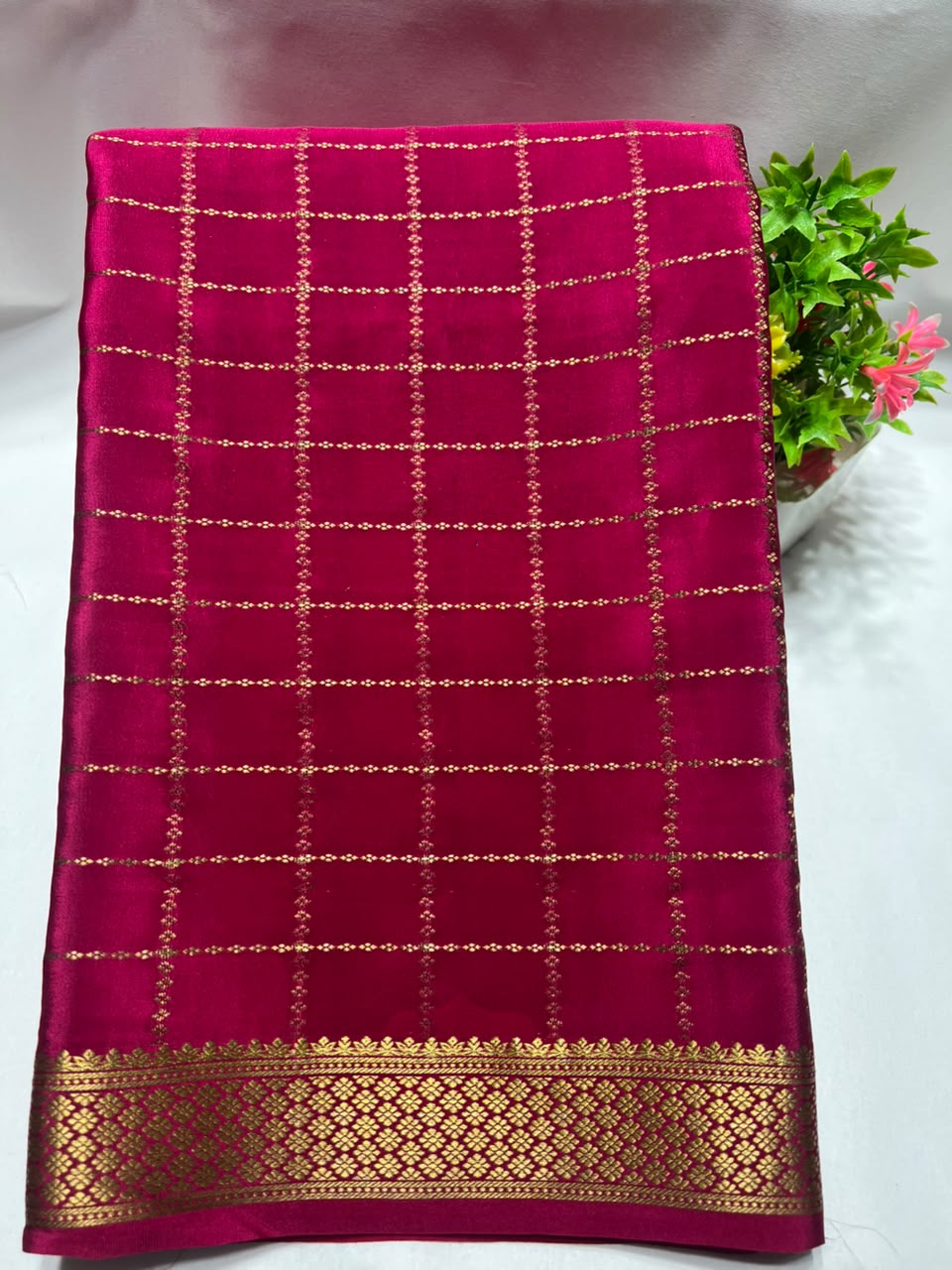 Pure Mysore Silk Saree.