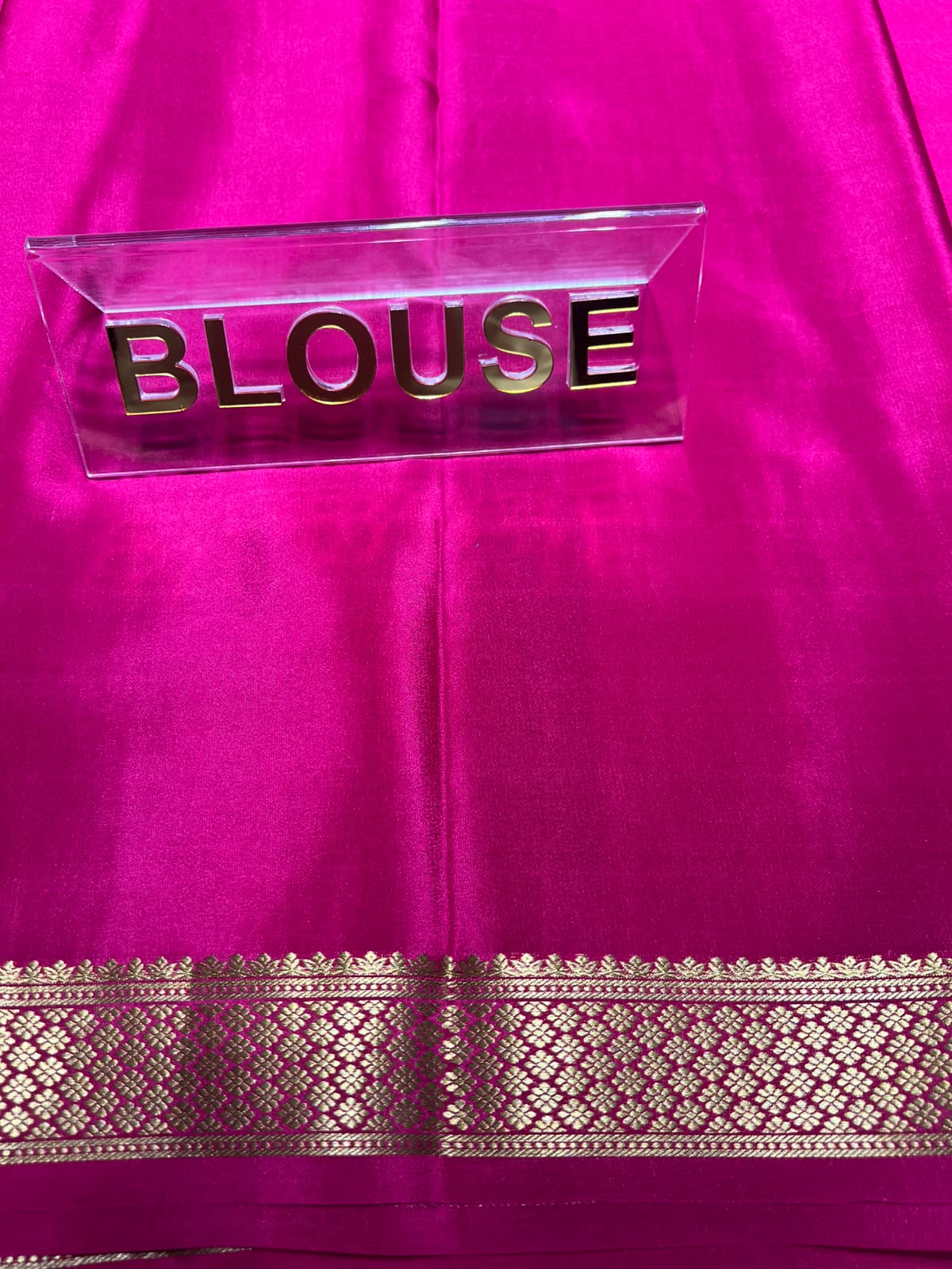 Pure Mysore Silk Saree.
