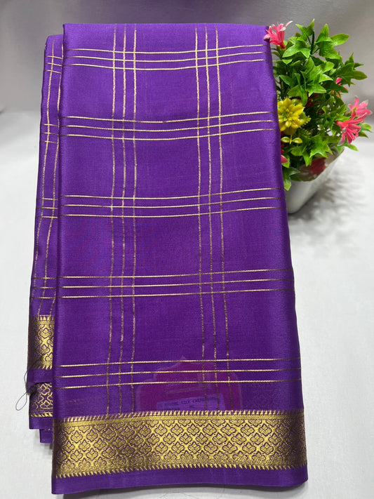 Pure Mysore Silk Saree ( 60 Grams )