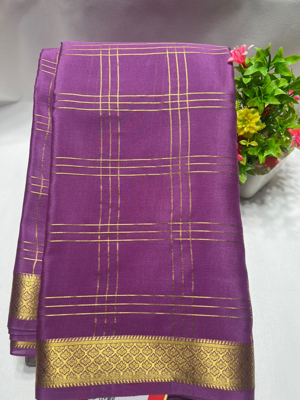 Pure Mysore Silk Saree ( 60 Grams )
