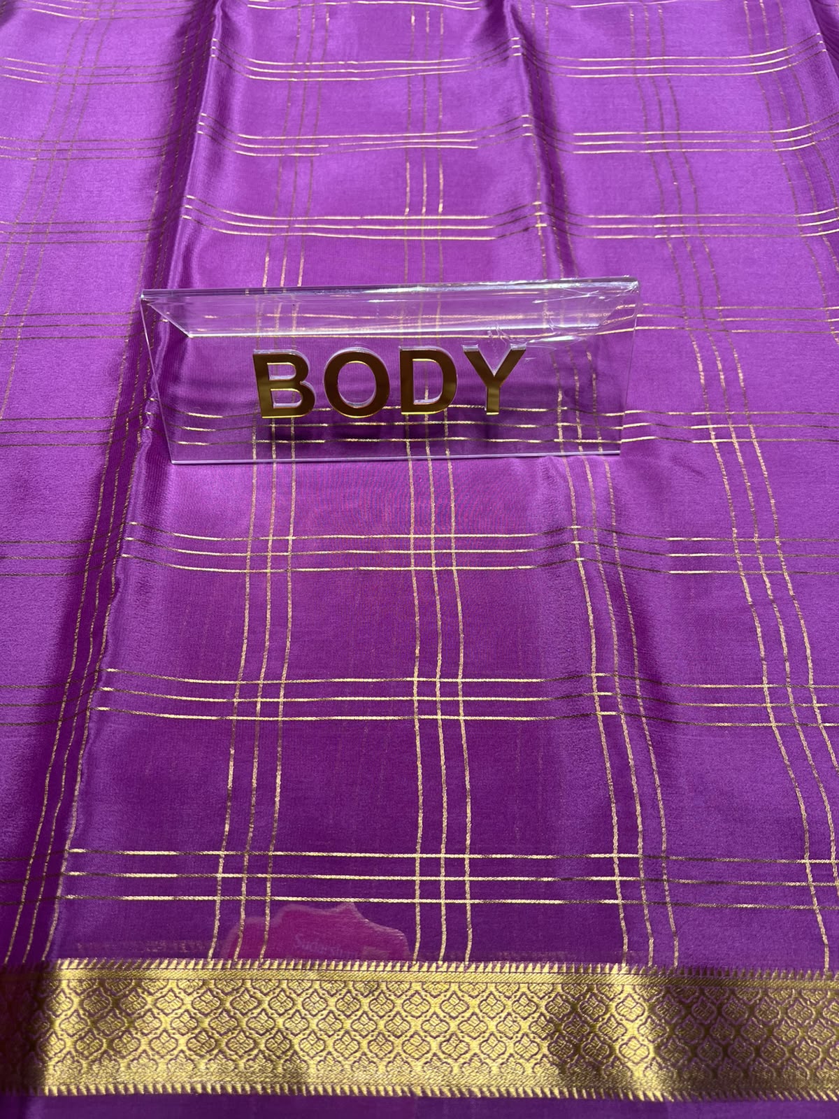Pure Mysore Silk Saree ( 60 Grams )