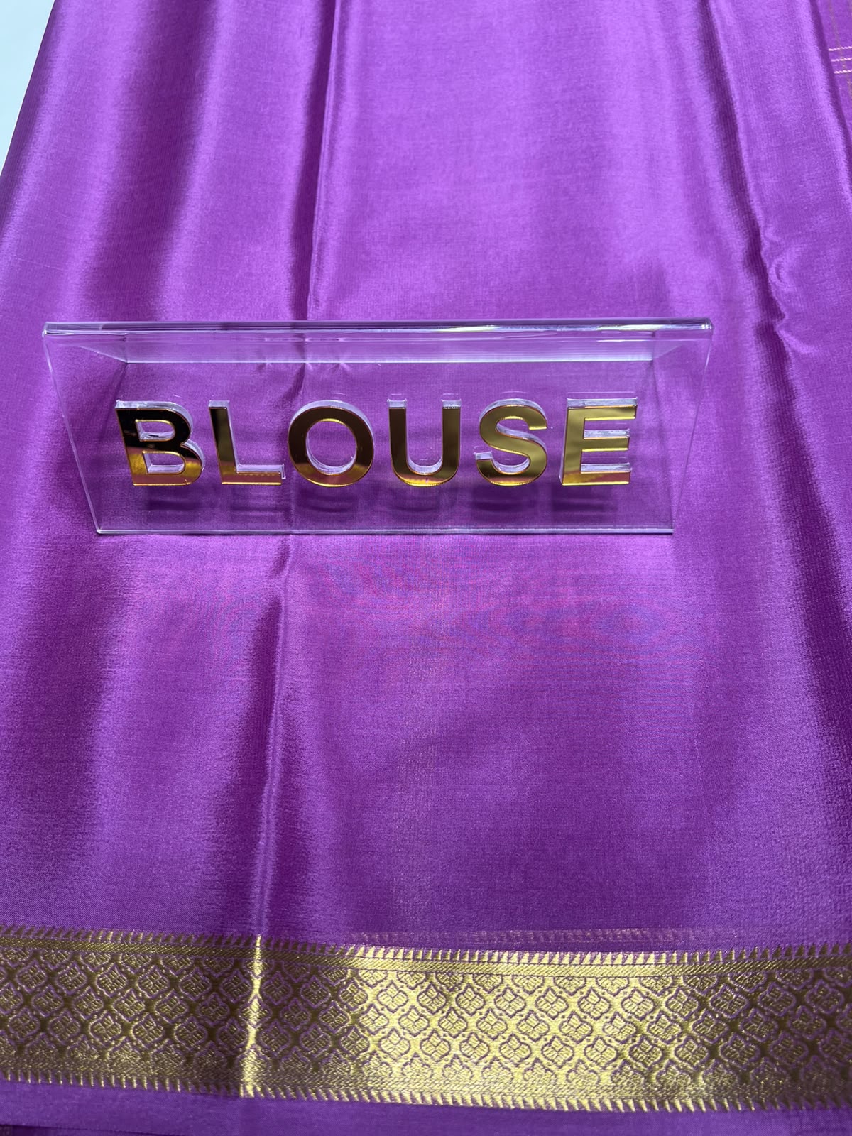 Pure Mysore Silk Saree ( 60 Grams )
