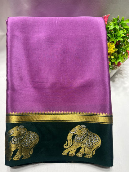 Pure Mysore Silk Saree.