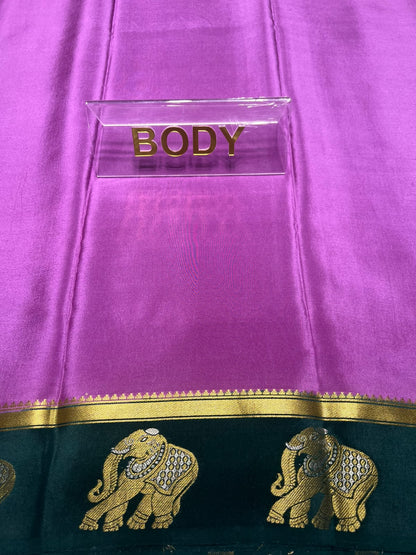 Pure Mysore Silk Saree.