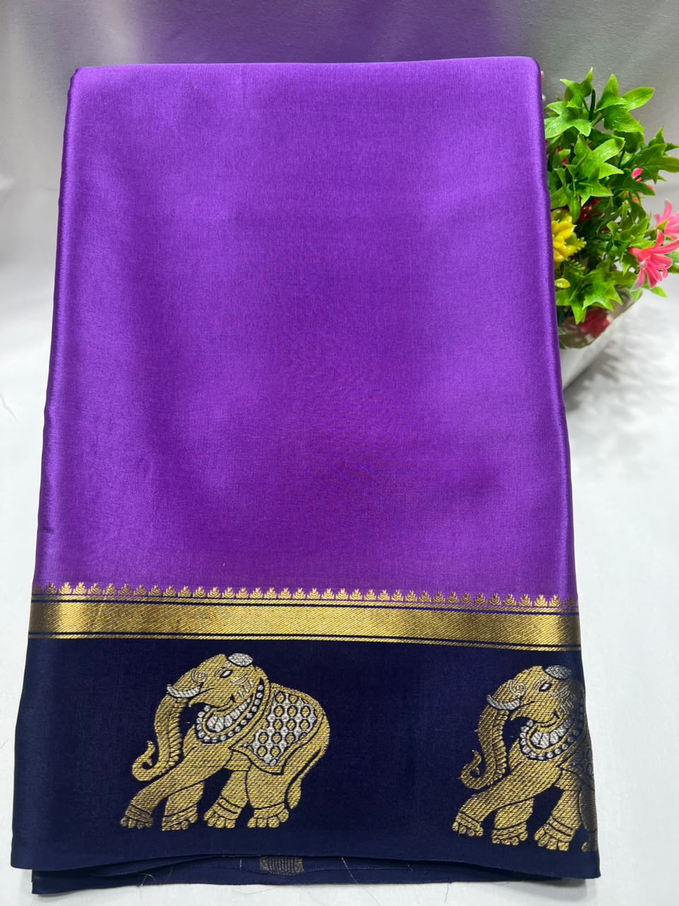 Pure Mysore Silk Saree.