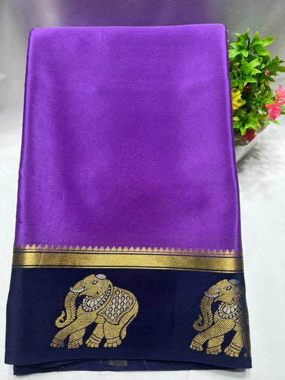 Pure Mysore Silk Saree.