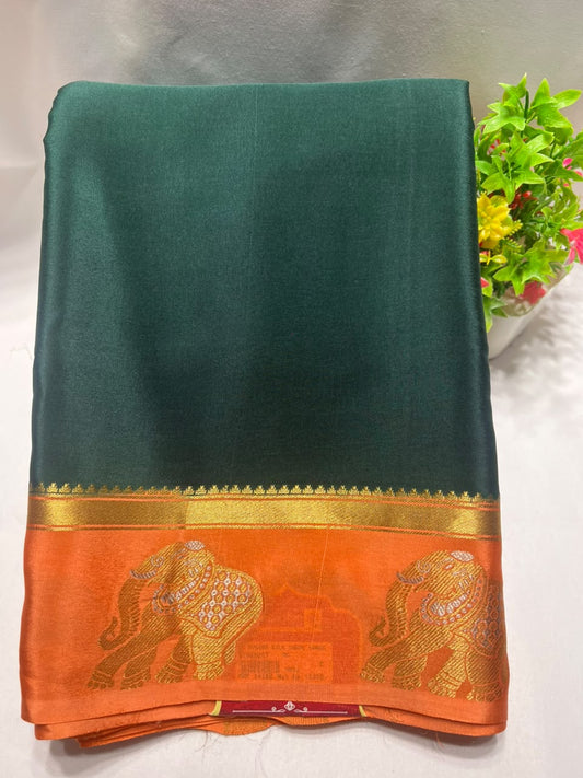 Pure Mysore Silk Saree.