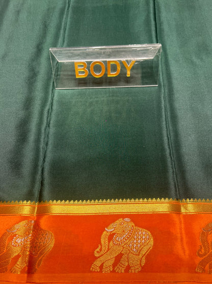 Pure Mysore Silk Saree.