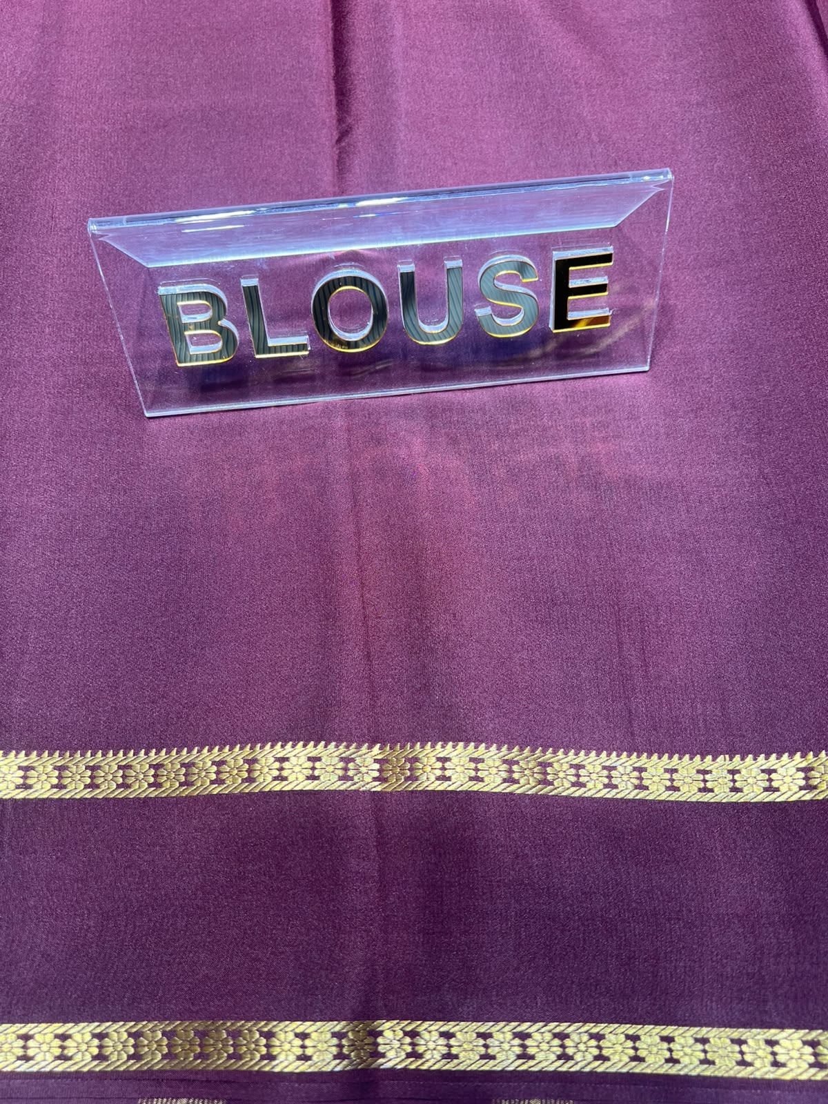 Pure Mysore Silk Saree.