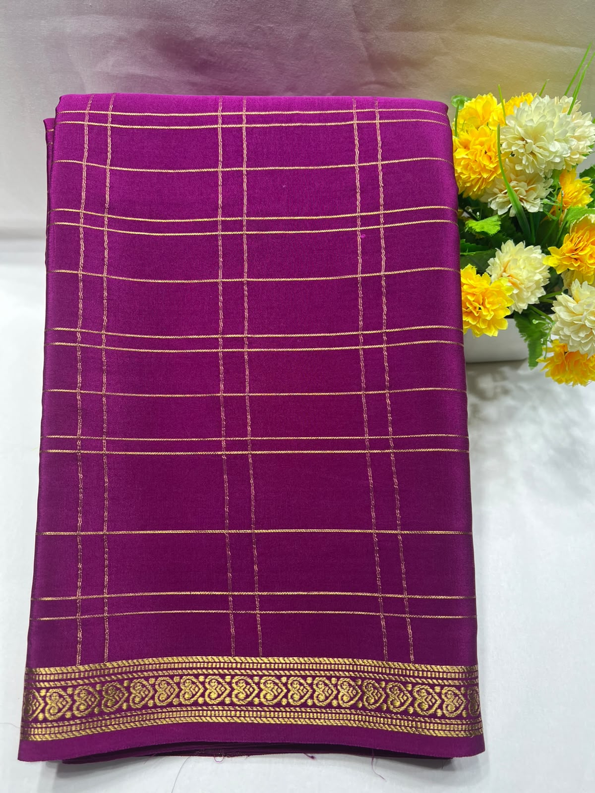 Pure Mysore Silk Saree.