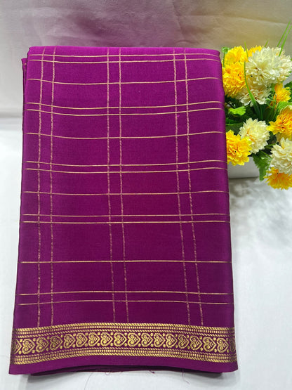 Pure Mysore Silk Saree.