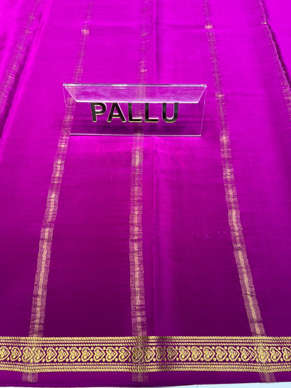 Pure Mysore Silk Saree.