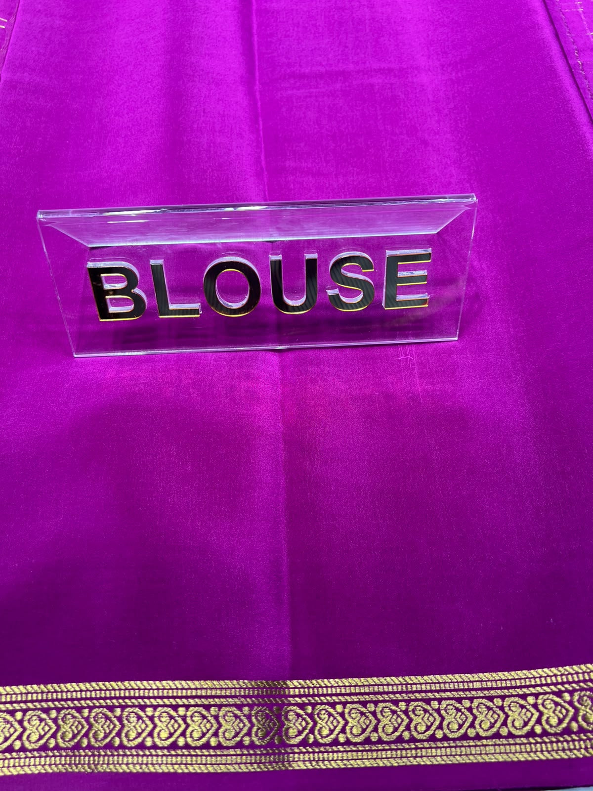 Pure Mysore Silk Saree.