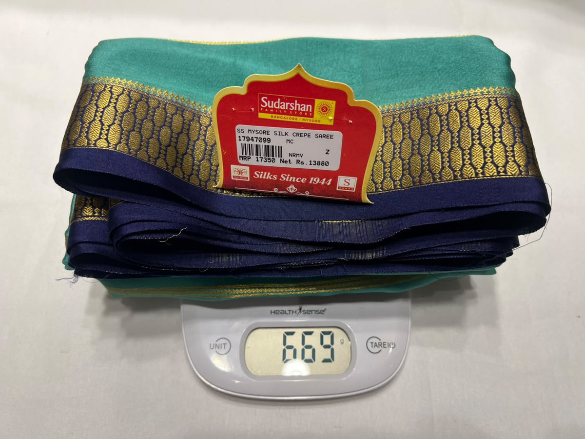 Pure Mysore Silk Saree.