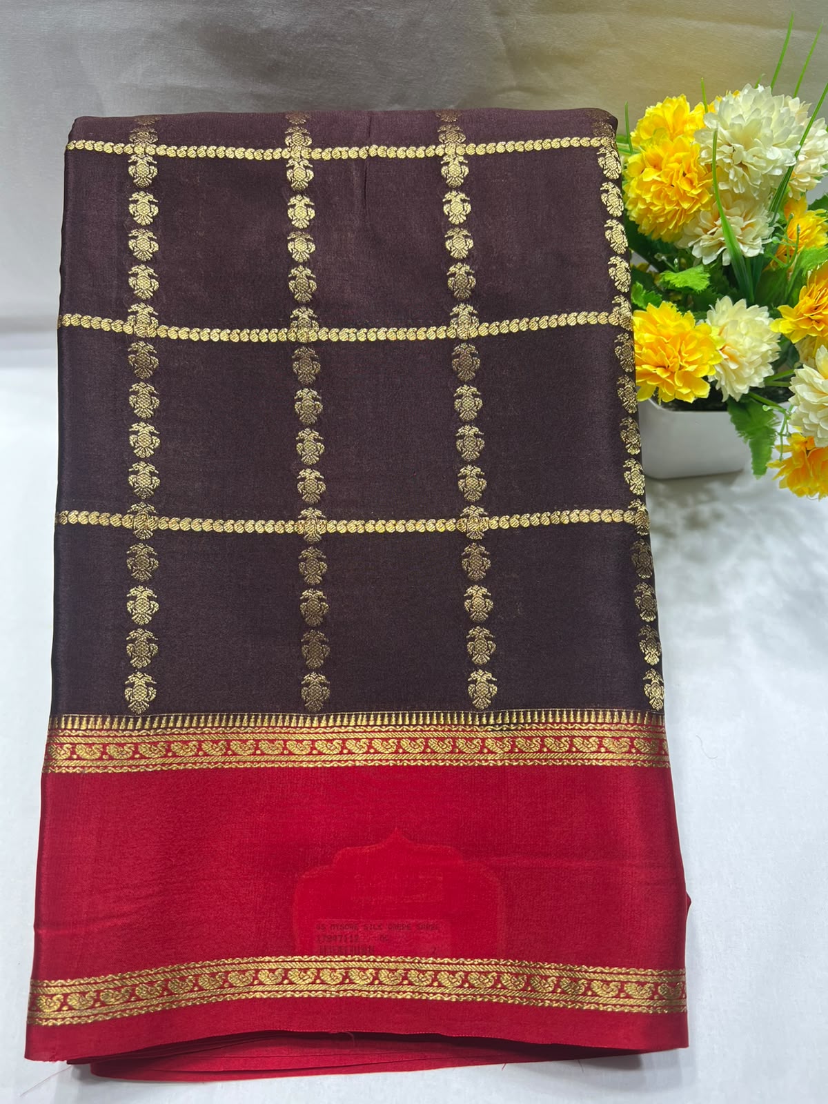 Pure Mysore Silk Saree.