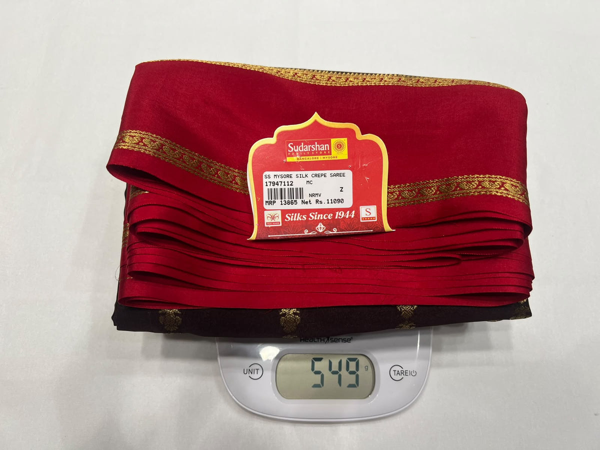 Pure Mysore Silk Saree.