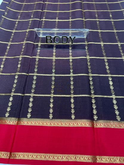 Pure Mysore Silk Saree.
