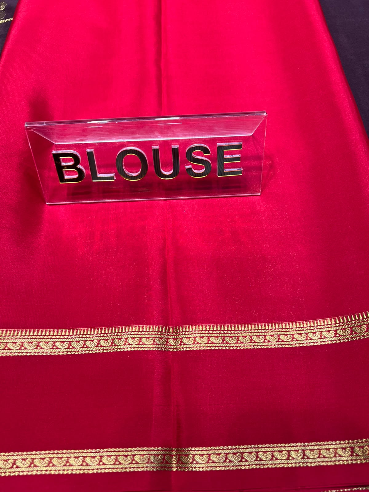 Pure Mysore Silk Saree.