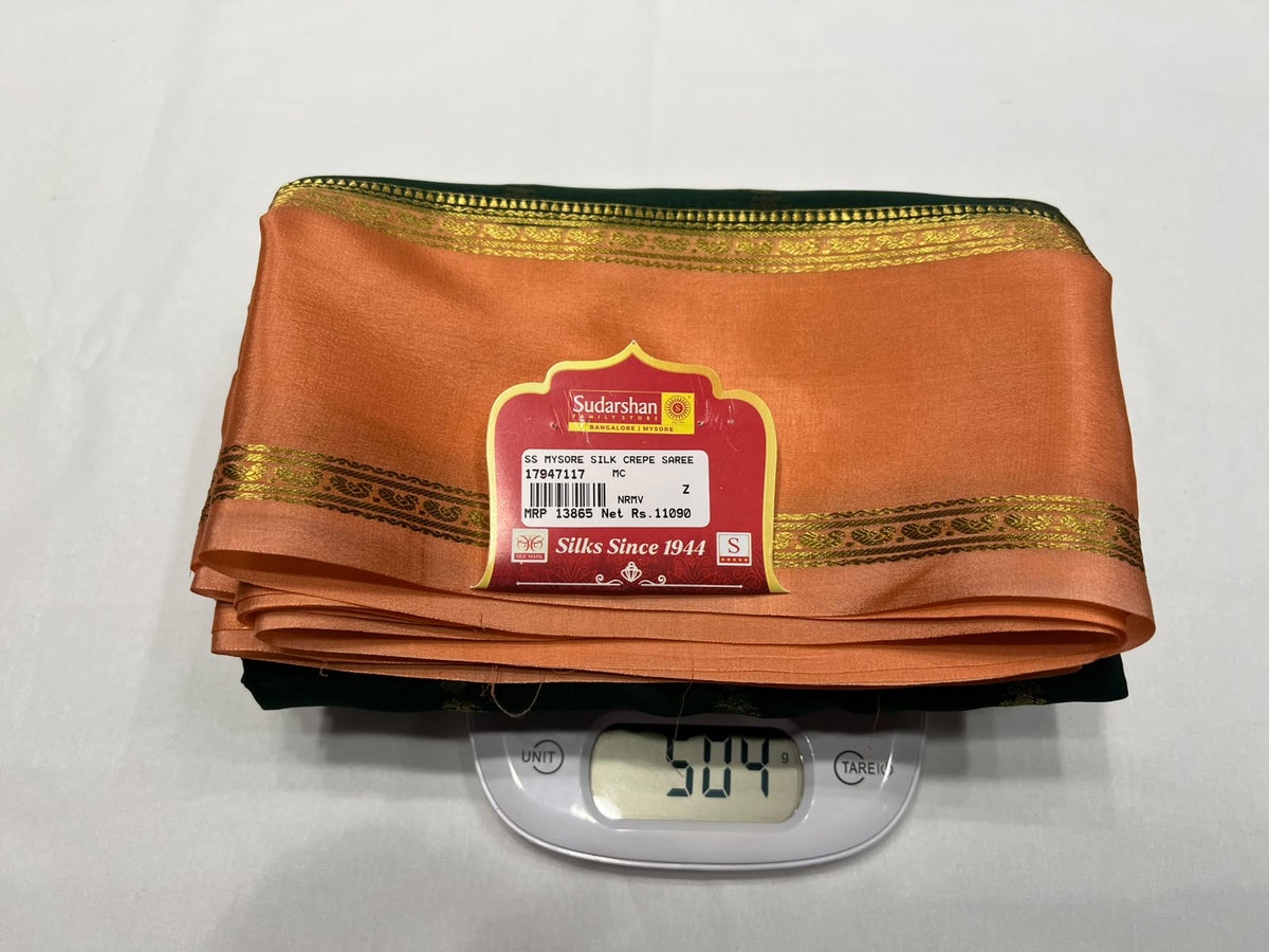 Pure Mysore Silk Saree.