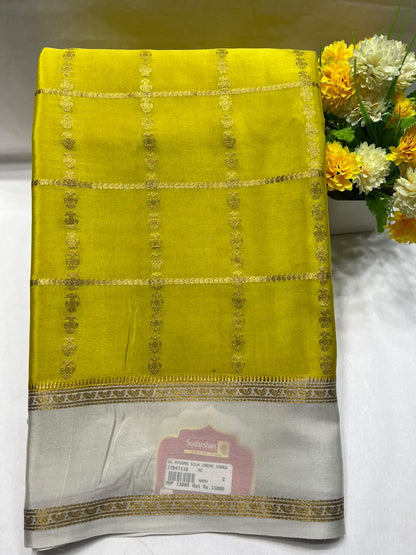 Pure Mysore Silk Saree.