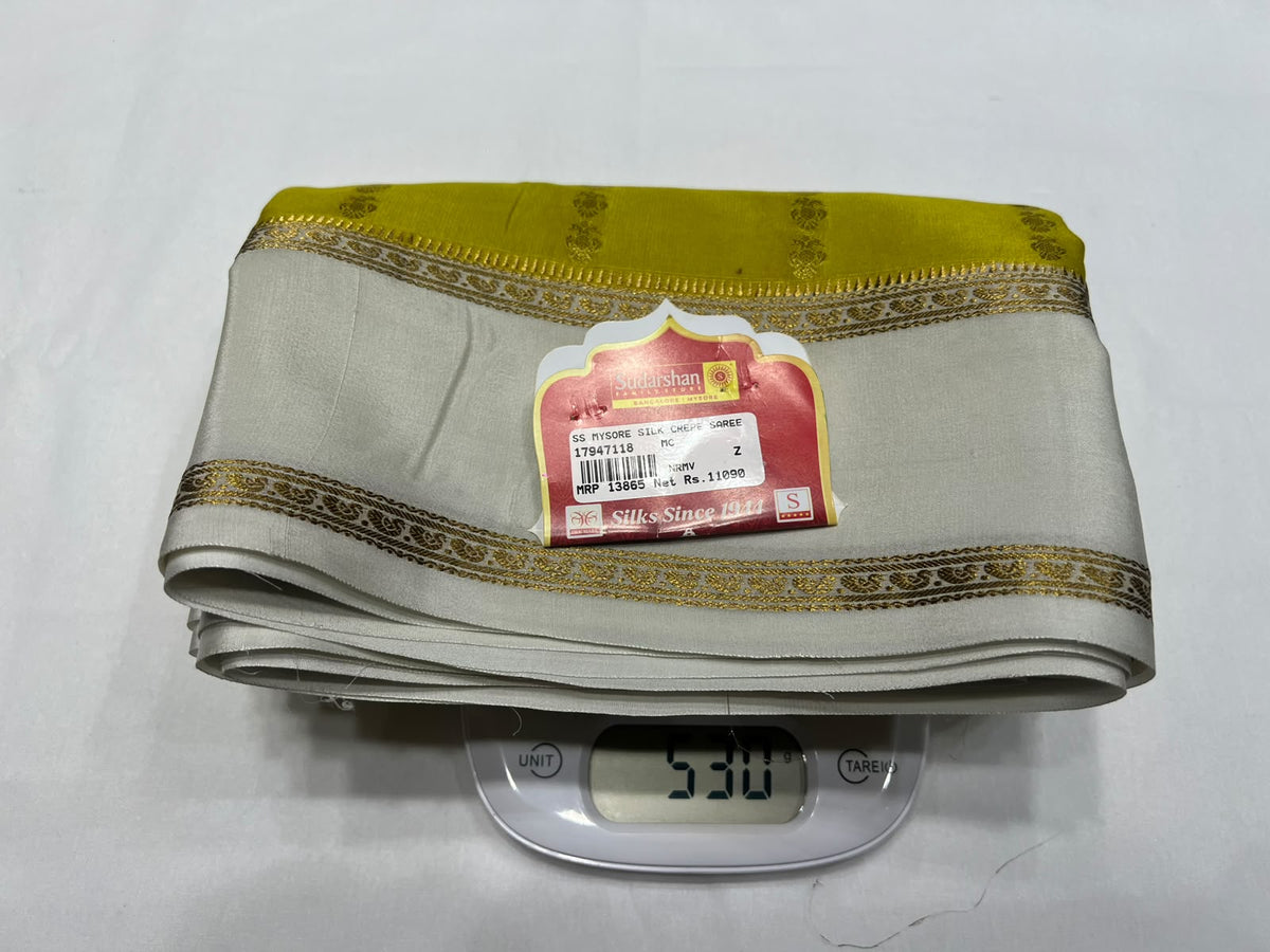 Pure Mysore Silk Saree.