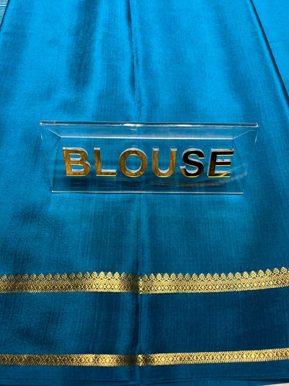 Pure Mysore Silk Saree.