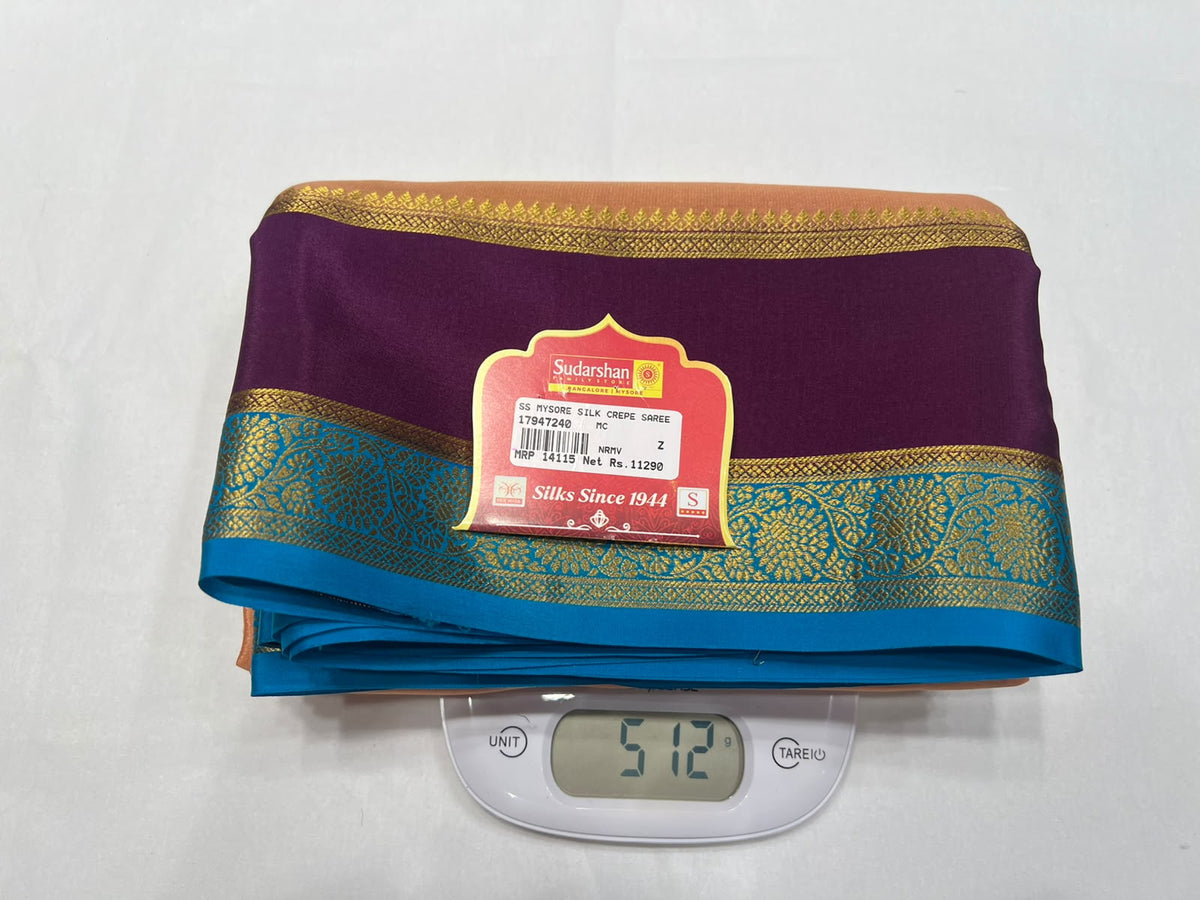 Pure Mysore Silk Saree.