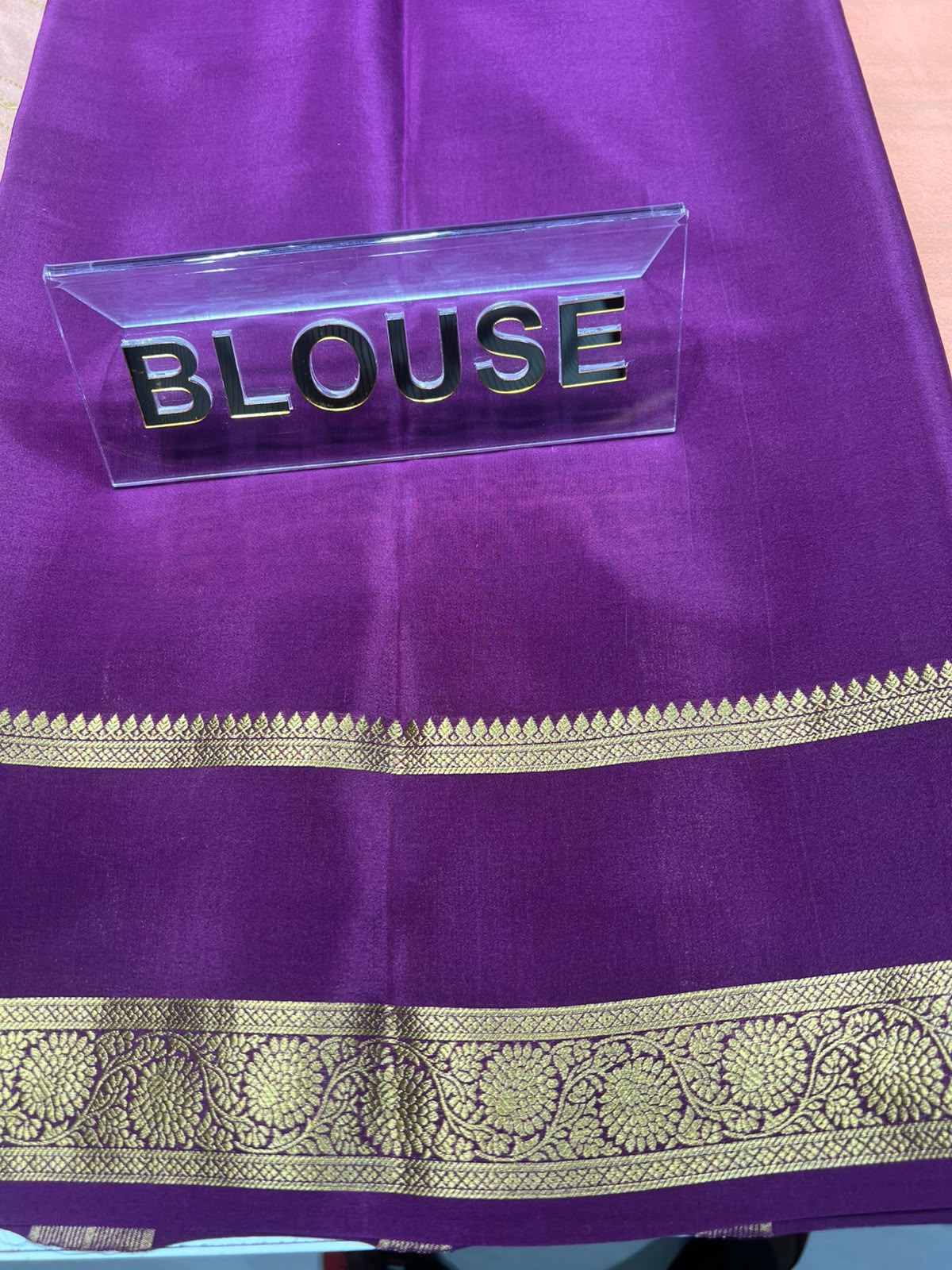 Pure Mysore Silk Saree.
