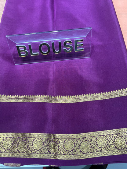 Pure Mysore Silk Saree.