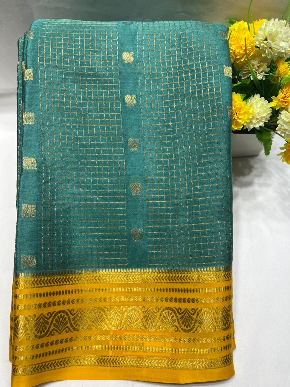 Pure Mysore Silk Saree.