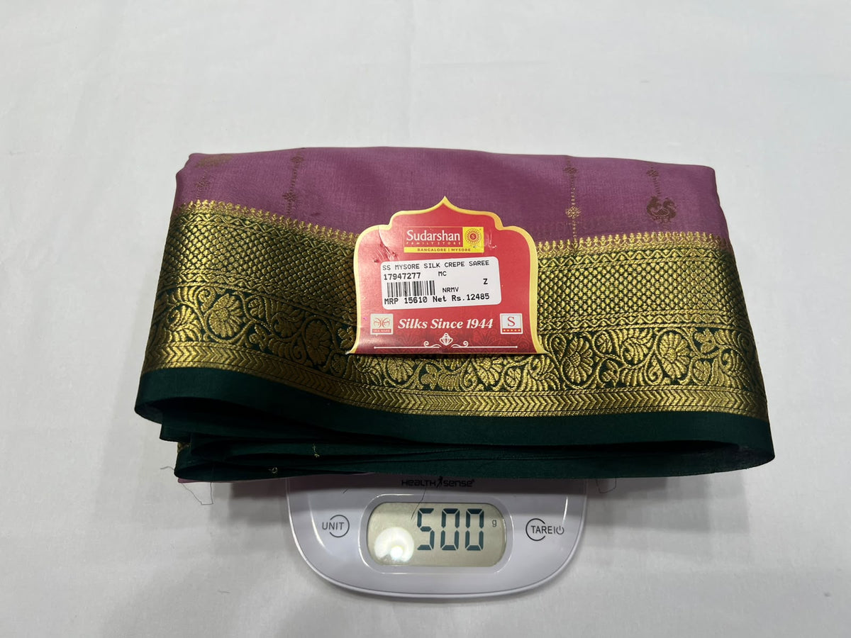 Pure Mysore Silk Saree.