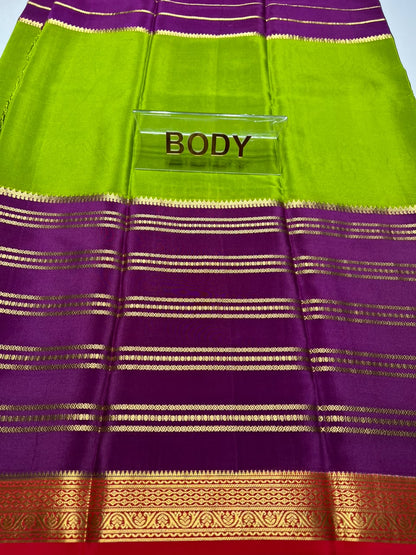 Pure Mysore Silk Saree.