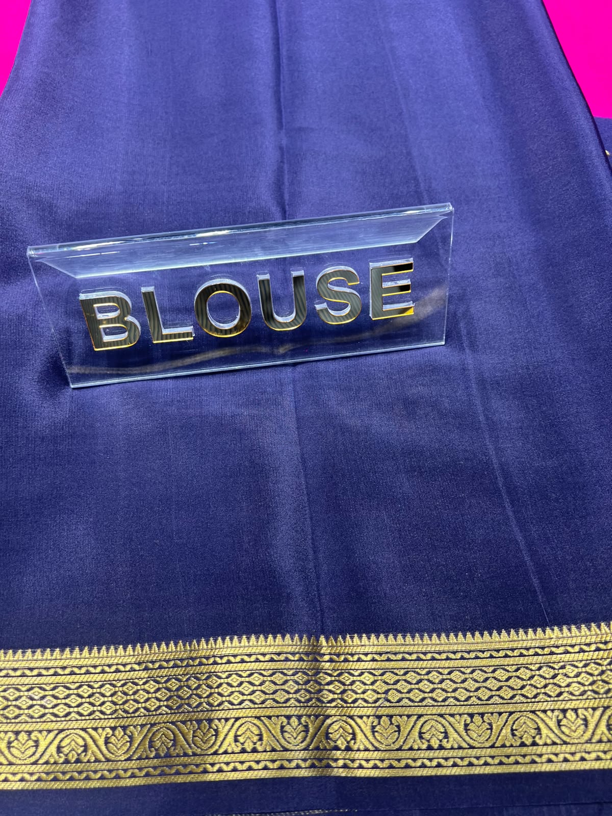 Pure Mysore Silk Saree.