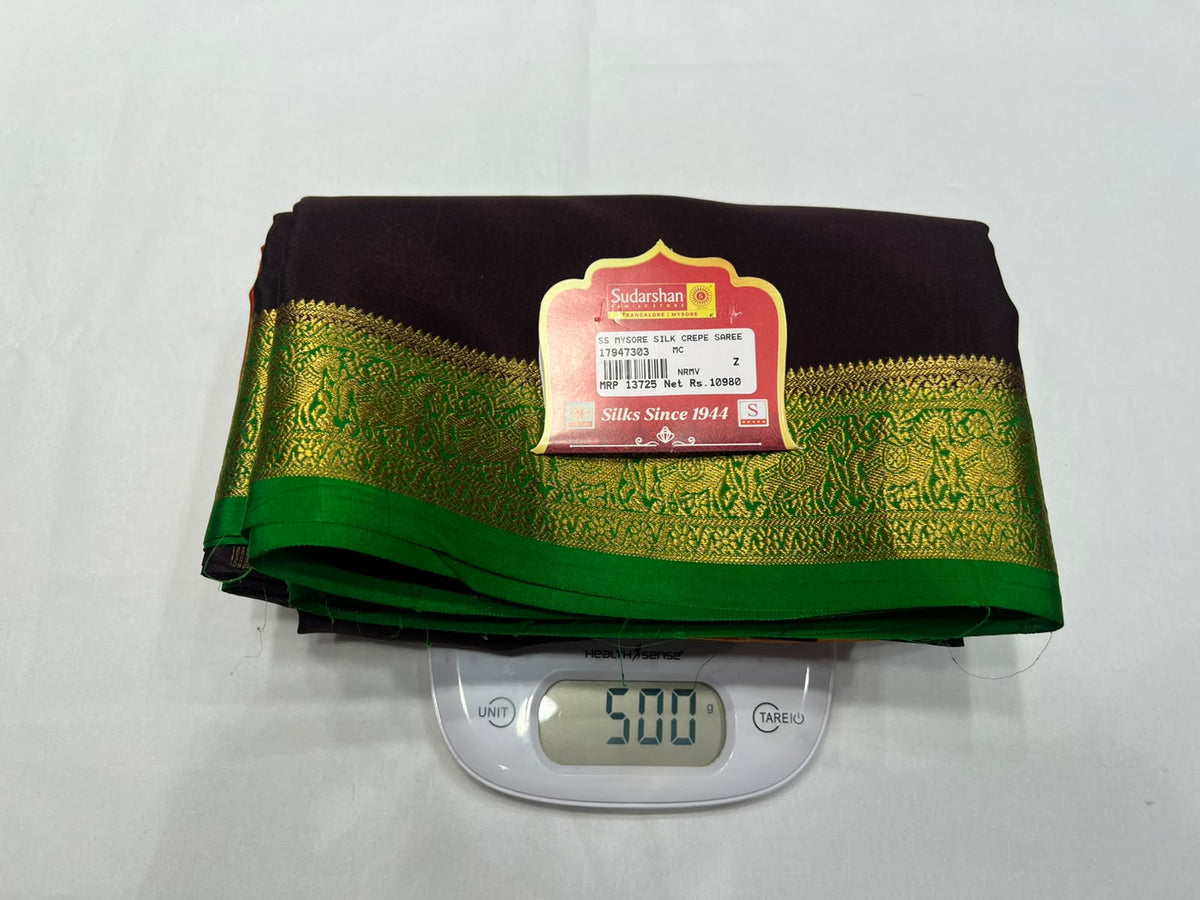 Pure Mysore Silk Saree.