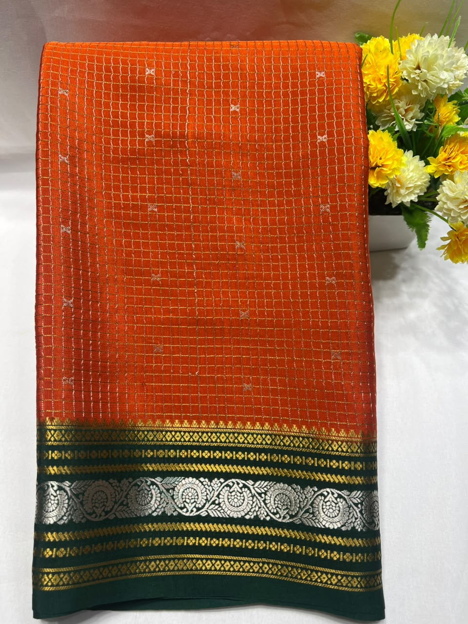 Pure Mysore Silk Saree.