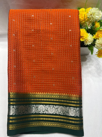 Pure Mysore Silk Saree.