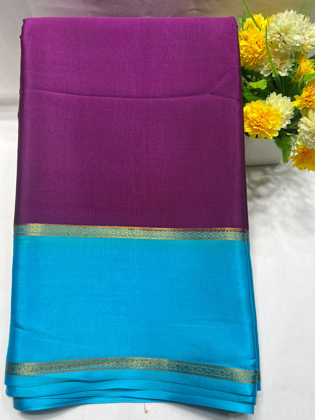 Pure Mysore Silk Saree.