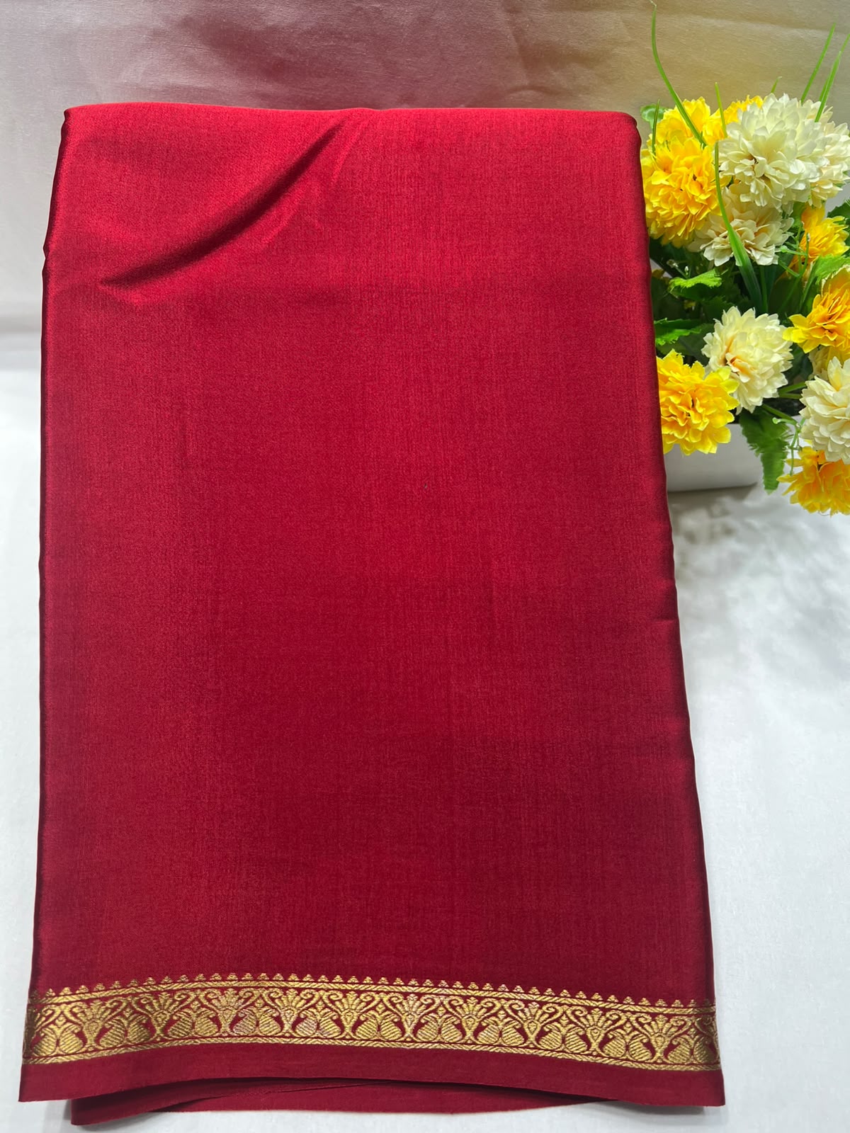 Pure Mysore Silk Saree.