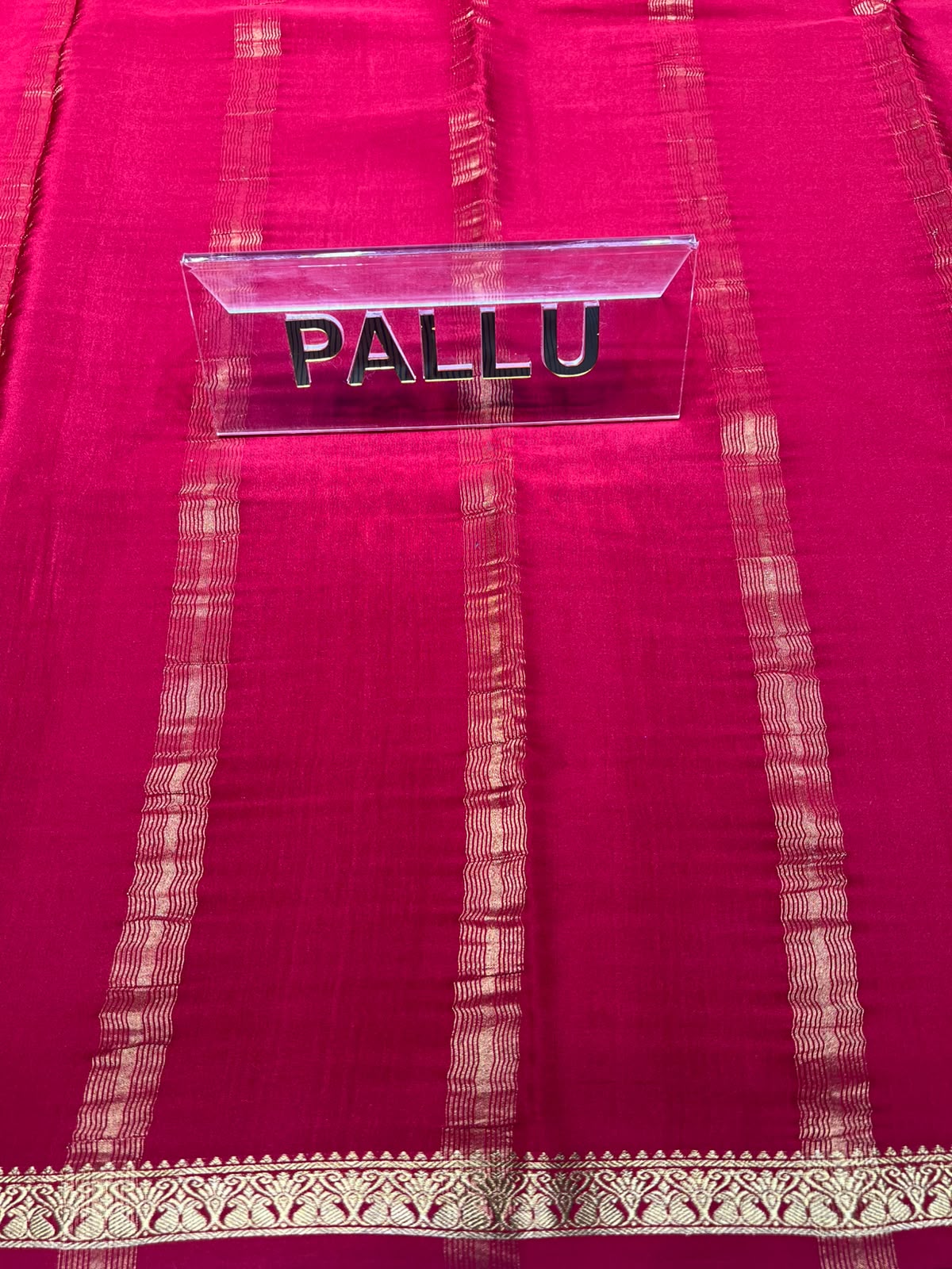Pure Mysore Silk Saree.