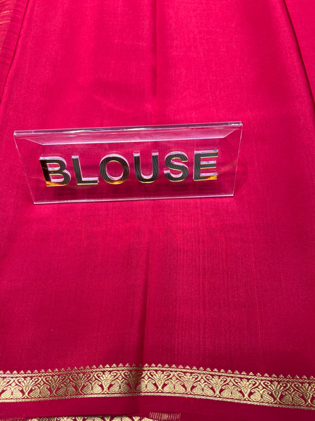 Pure Mysore Silk Saree.