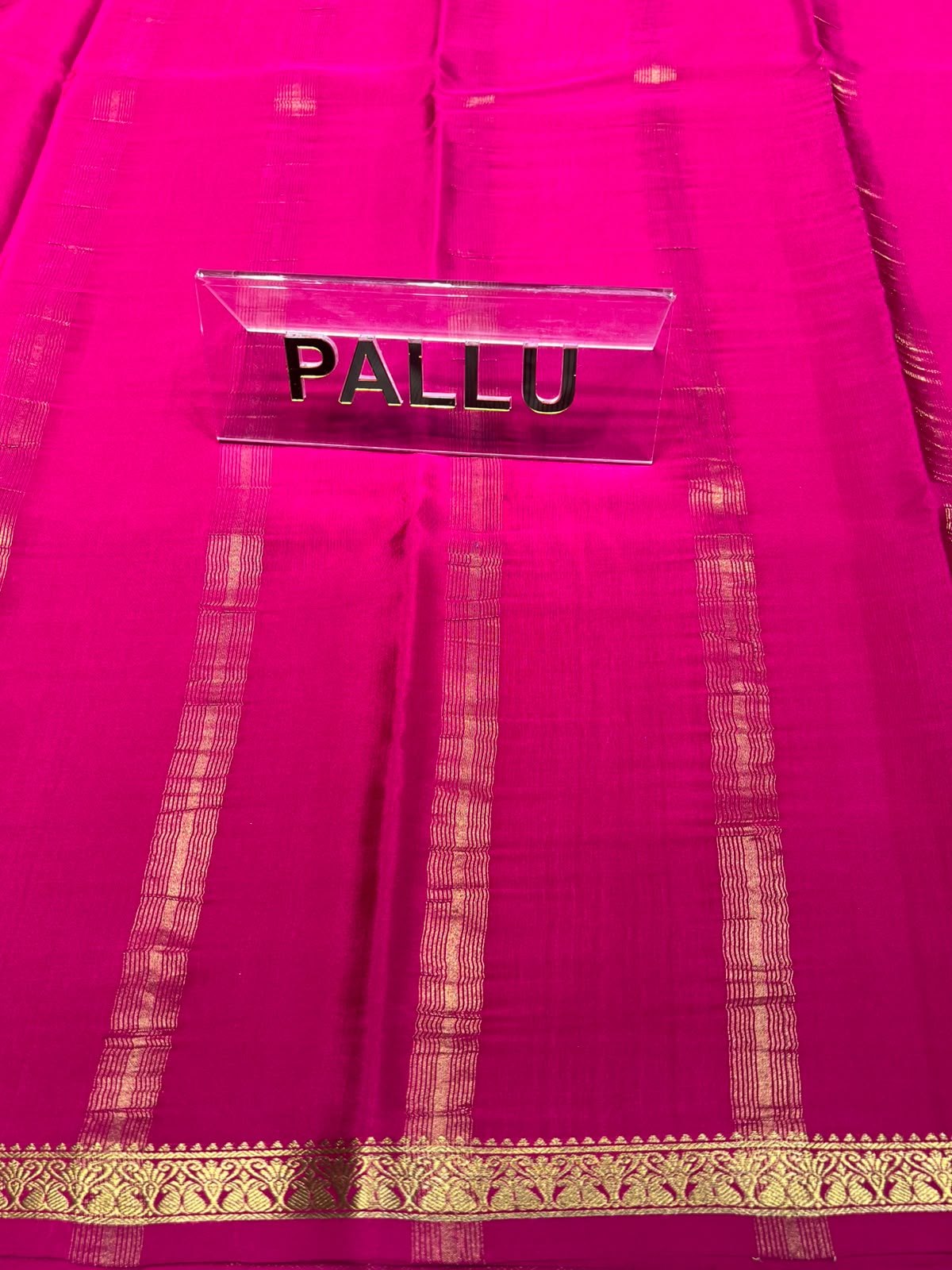 Pure Mysore Silk Saree.