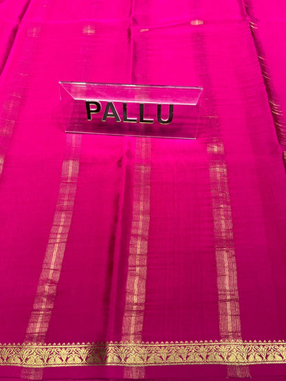 Pure Mysore Silk Saree.