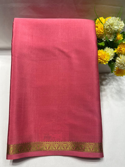 Pure Mysore Silk Saree.